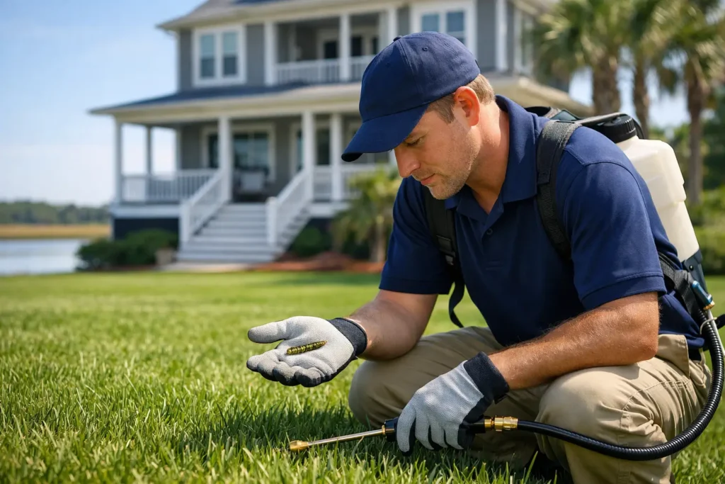 Armyworm Treatment for Lowcountry Home Lawns